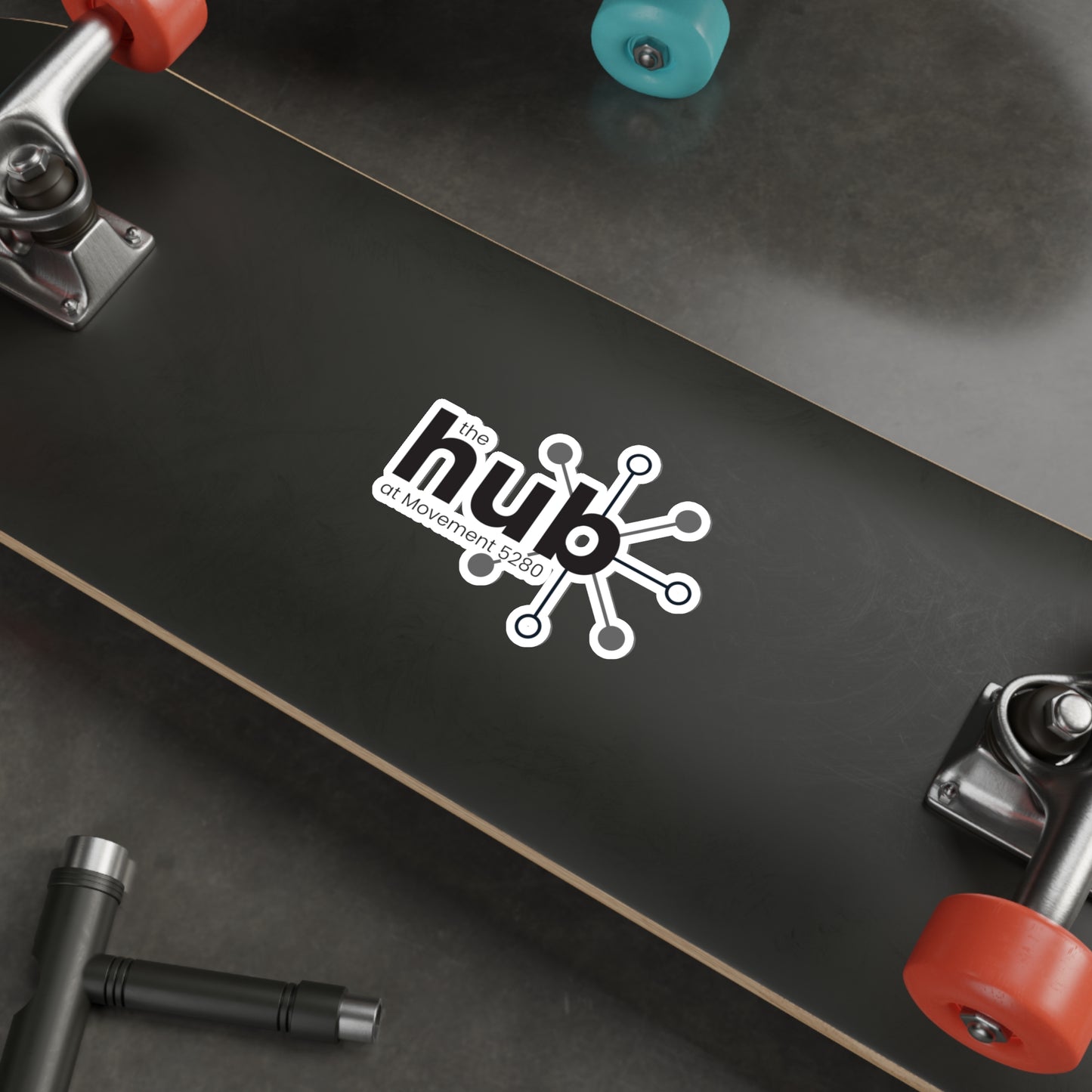 The Hub at Movement 5280 | Die-Cut Stickers