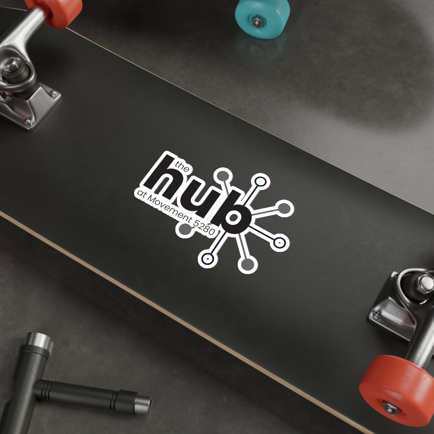 The Hub at Movement 5280 | Die-Cut Stickers
