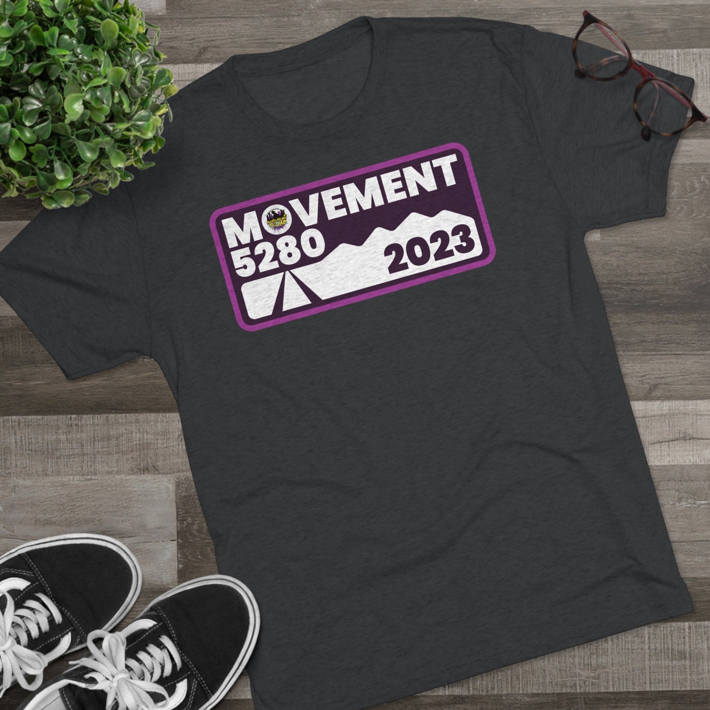 Movement 5280 2023 Design - Unisex Tri-Blend Crew Tee