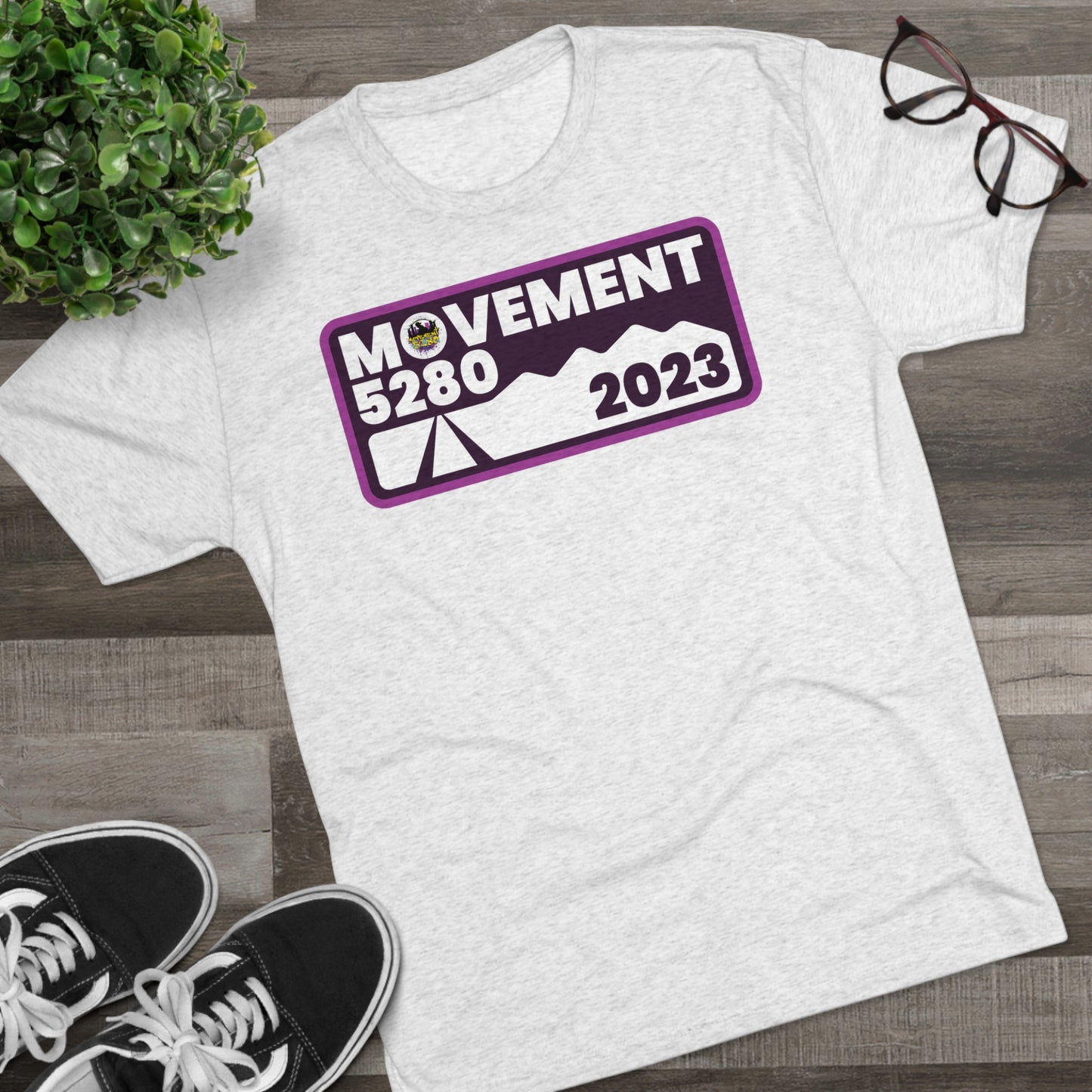 Movement 5280 2023 Design - Unisex Tri-Blend Crew Tee
