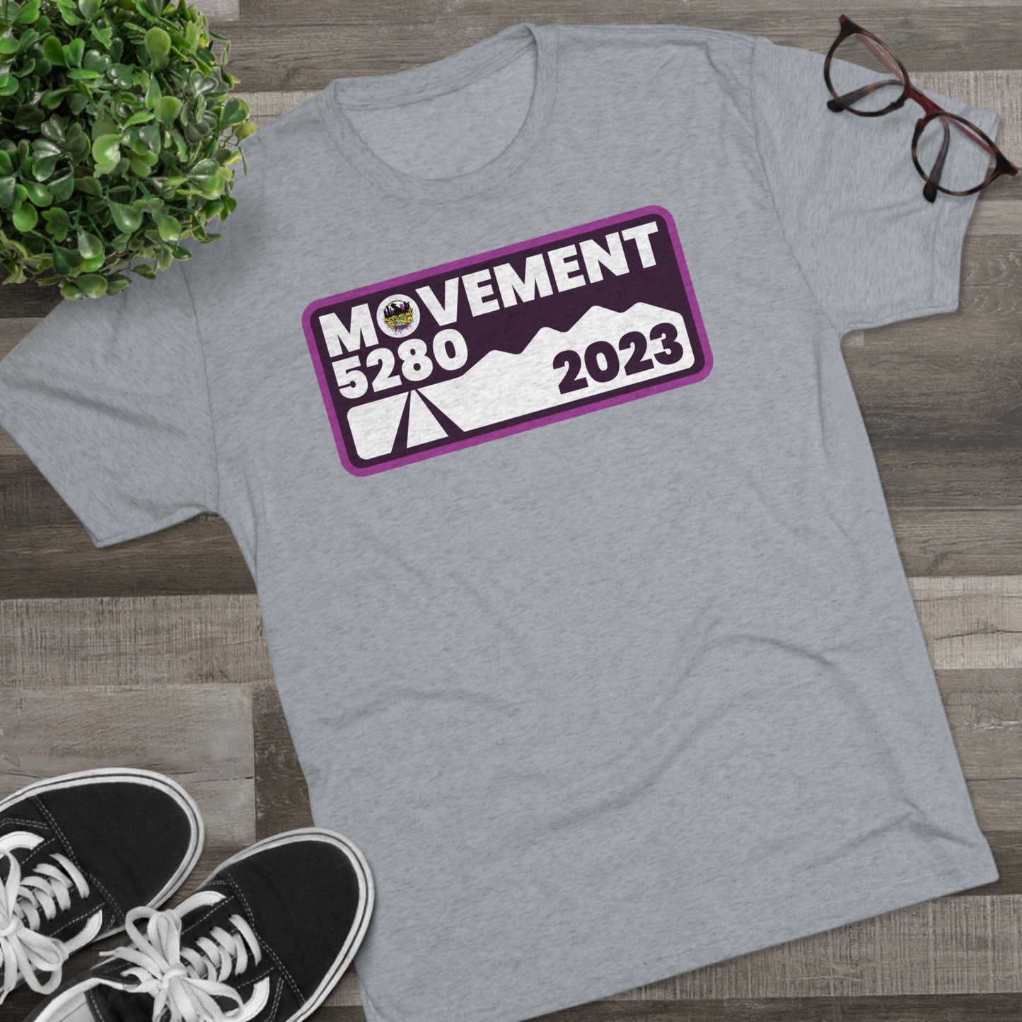 Movement 5280 2023 Design - Unisex Tri-Blend Crew Tee
