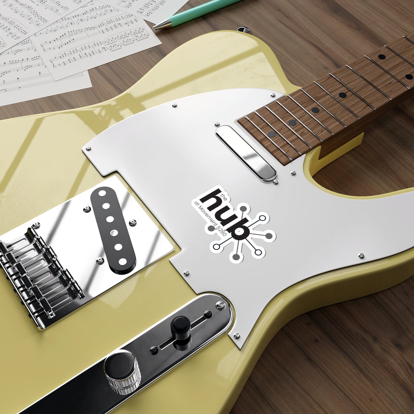 The Hub at Movement 5280 | Die-Cut Stickers