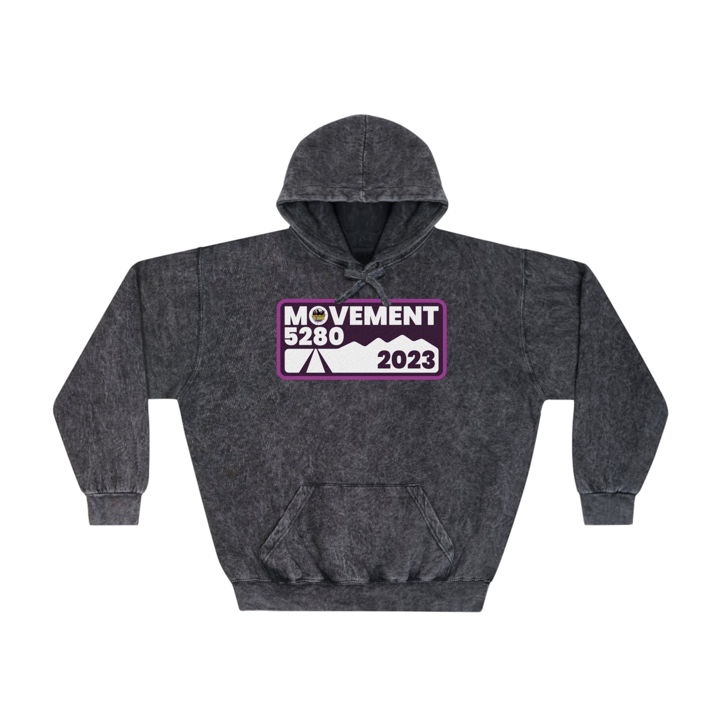 Movement 5280 2023 Design - Unisex Mineral Wash Hoodie