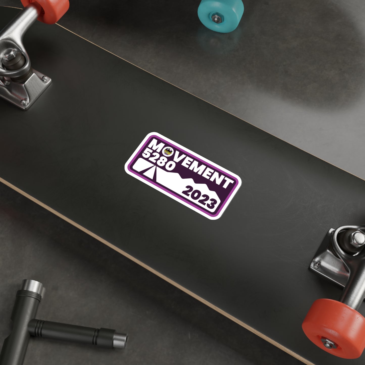 Movement 5280 2023 Design - Die-Cut Stickers