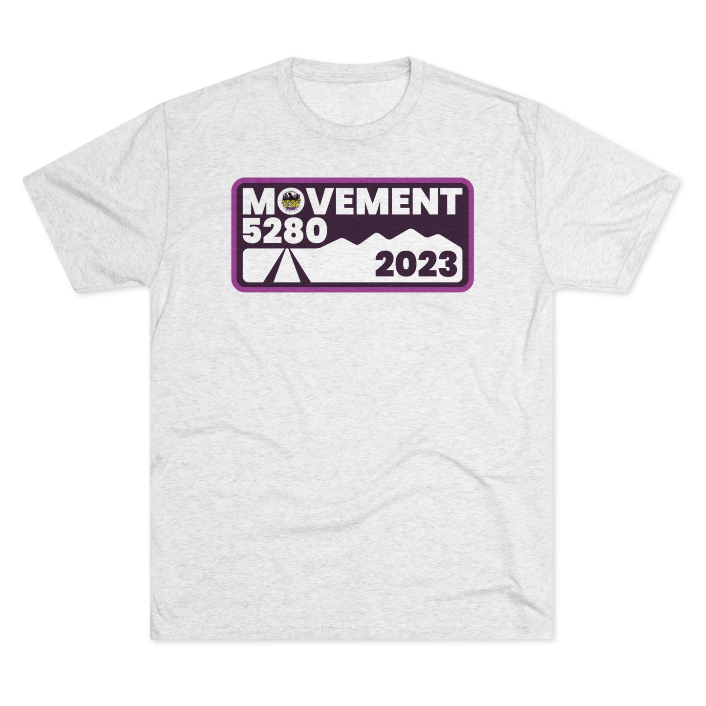 Movement 5280 2023 Design - Unisex Tri-Blend Crew Tee