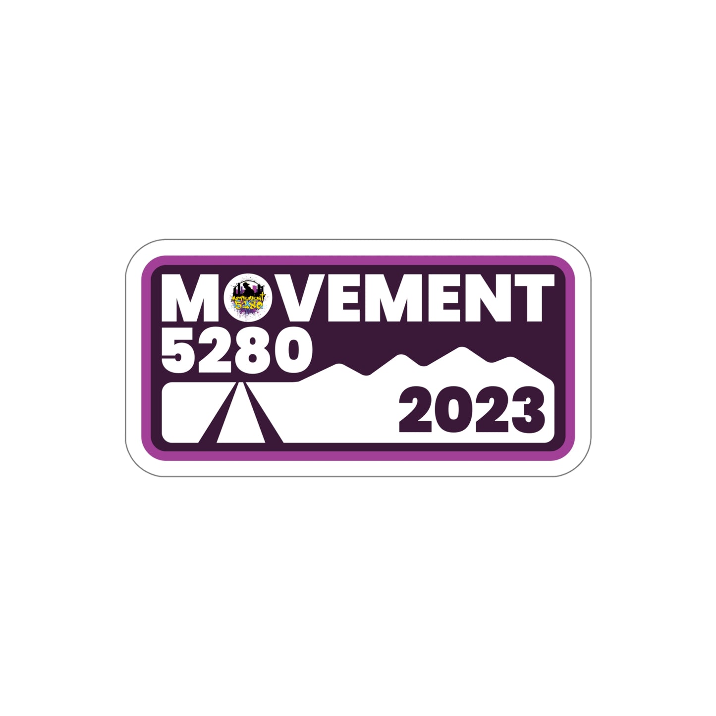 Movement 5280 2023 Design - Die-Cut Stickers